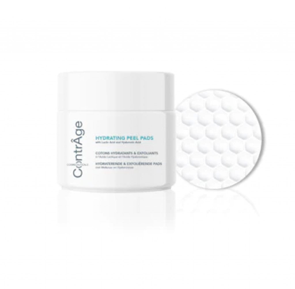 Hydrating Peel Pads 60pcs (HYDRATERENDE PEEL PADS combineren melkzuur en hyaluronzuur voor een exfoliërende en hydraterende werking. Geschikt voor alle huidtypes)