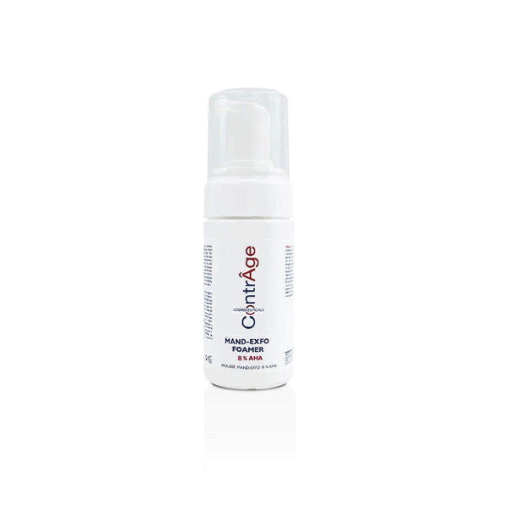 Mand-Exfo foamer 8% AHA - (Licht reinigingsschuim met Amandelzuur, 1 van de minst agressieve en best verdragen AHA's, waardoor het gunstig is voor de gevoelige en ontstekingsgevoelige huid. )