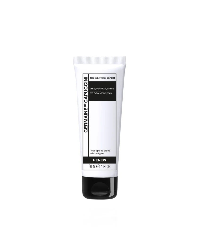 Travelsize 365 Exfoliating Foam - 30 ml (Milde scrub voor het gelaat, geschikt voor alle huidtype, zelfs de meest gevoelige)