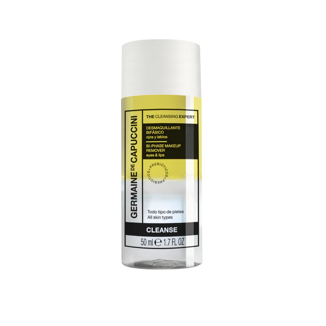 Travelsize Bi-Phase Makeup Remover - eyes & lips 50ml (Verwijdert in 1 beweging waterproof mascara en make-up)