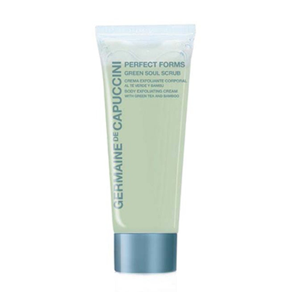 Travelsize - Green Soul Scrub 30 ml (Lichaamsscrub. • Een zachte peeling met een “groene ziel” met een huidvernieuwende werking die een extra anti-oxiderend en hydraterend vermogen heeft.)
