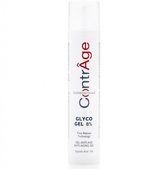 Contrage Glyco Gel 8% 50ml (Uiterste doeltreffende anti-aging en celvernieuwende gel met glycolzuur 8% (AHA))