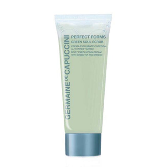 Travelsize - Green Soul Scrub 30 ml (Lichaamsscrub. • Een zachte peeling met een “groene ziel” met een huidvernieuwende werking die een extra anti-oxiderend en hydraterend vermogen heeft.)